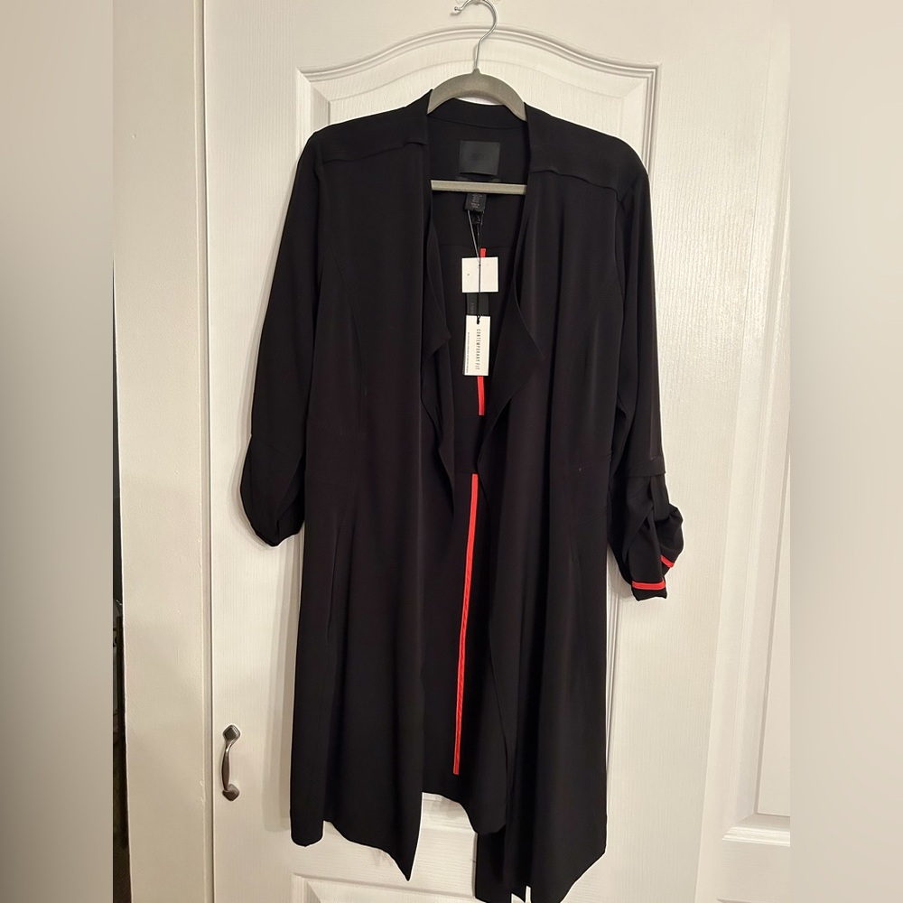 New 500 Maison Cinqcent Midi Trench Carcoat Belted Blazer